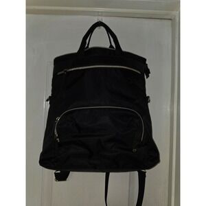 Samsonite Mobile Solution Convertible Backpack in black featuring‎ a nylon body